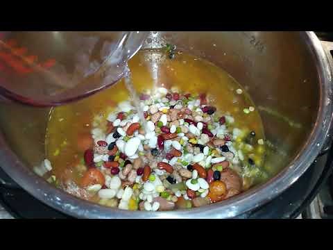 AMAZING 16 BEAN INSTANT POT SOUP!!!! BETTER THAN 15 BEAN!!!