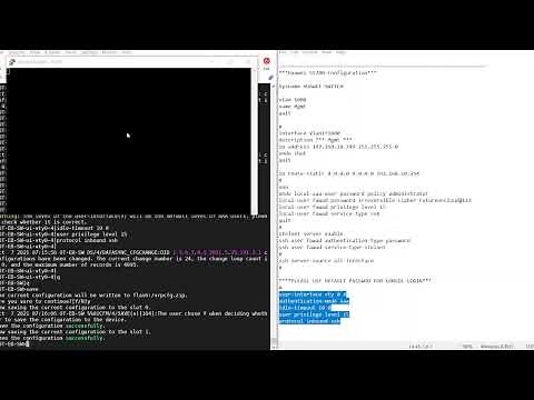 SSH Configuration of Huawei Switch