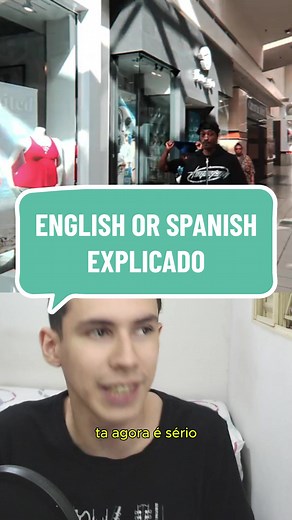 Explicação do meme english or spanish. Explicando o que significa English or Spanish. Quem se mover primeiro... #falatucano #explicação #meme #englishorspanish