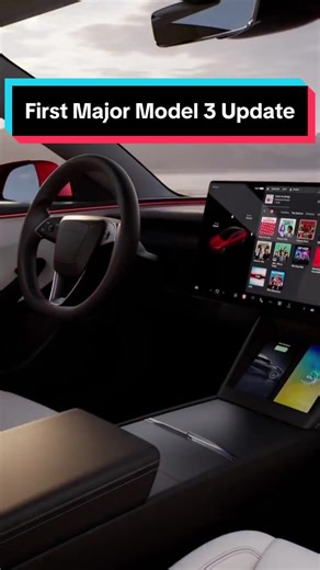 The ambient lighting has me SOLD! 🥵🤩 #tesla #model3 #teslatok #teslamodel3 #model3refresh #projecthighland #newtesla #refresh