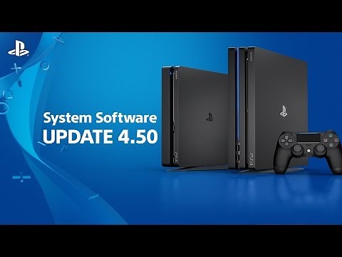 4.50 System Software Update | PS4
