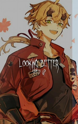 there's a glitch in the video 😢 | Jackson Brett - Looking Better ( Looking Better Meme Song) | art creds: ctto of the fanart! #spedupsongss #spedupaudios #thoma #genshinimpact #animationphase #fyp