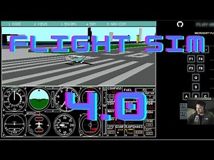 FlightSim 4.0 is Free! Playing Old Microsoft Flight Simulators for First Time in 30 Years!