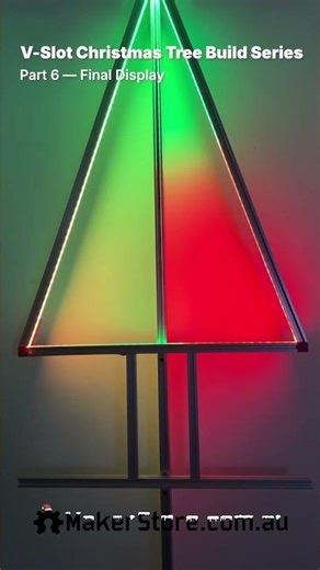 POWER ON! V-Slot WLED Christmas Tree FINISHED! (Part 6/6 Showcase)