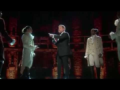 'Hamilton' Cast pay tribute to James Corden @ TONY AWARDS' 2016