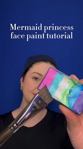 Mermaid Princess Face Paint Tutorial for Kids