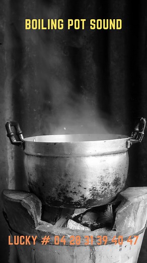 Boiling Water Sound Effect for Relaxation