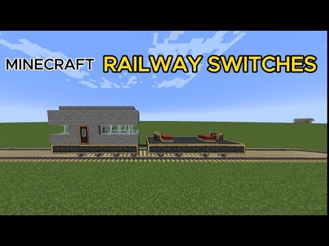 Minecraft 1.20.1: RAILWAY SWITCHES