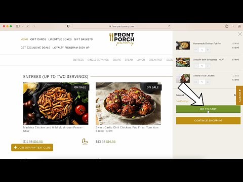 Front Porch Pantry - How to place an order