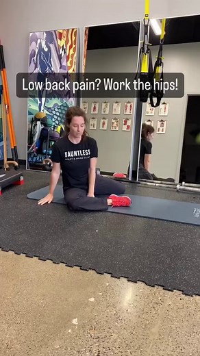 15K views · 216 reactions | Hips and low back- gotta work one to help the other ✨ Keys on this movement: take it slow and try to keep your leg as high as possible throughout the entire movement Need more ideas or an actual plan to address your hip or low back pain? make sure to check out my hip mobility program and my hip fix program (link listed in my bio!) #hippain #lowbackpain #mobilitytraining | Dr. Katie Clare | Facebook