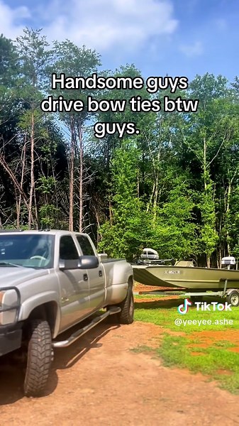 Handsome Guys and Their Chevy Dually Trucks