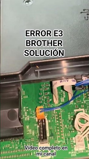 BROTHER E3 ERROR SOLUTION #foryou #printer #fyp #repair #epson #brother #technology #printer