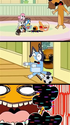 FNF Corrupted Bluey & Bingo Music Dash 7 Gameplay #shorts