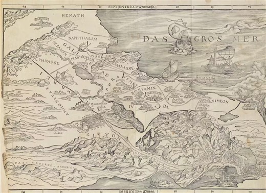 How the first Bible to include a map helped spread the idea of countries with borders