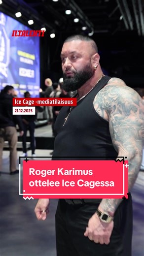 Roger Karimus isännöi Ice Cage -tapahtumassa