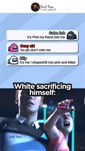 White sacrificing himself 🥺🥺