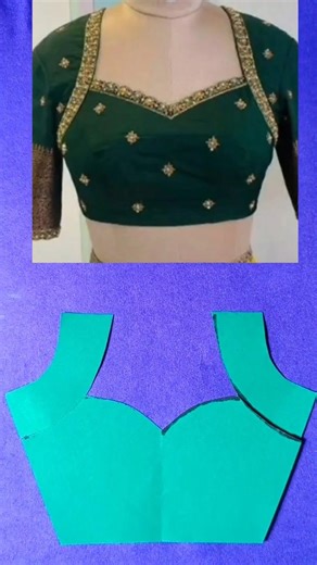 Blouse Front Neck Design 👌 Cutting| Aagey ka Gala ❣️Design ✂️|#blouse #shorts #trending #new