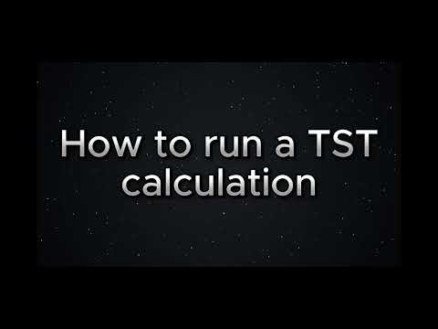 How to run a TST calculation in Eyringpy?