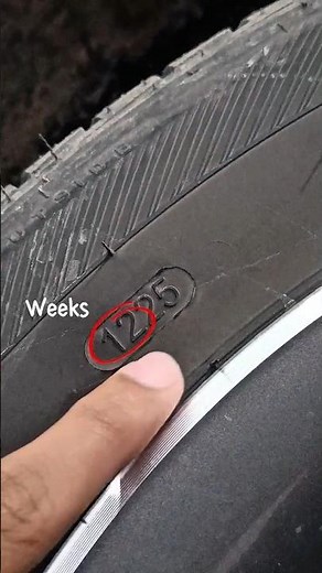 How to Read Tyre 𖥕 Manufacturing Date | Don’t Buy Old Tyres #tyre #tyredate #tyrecheck #cartyre