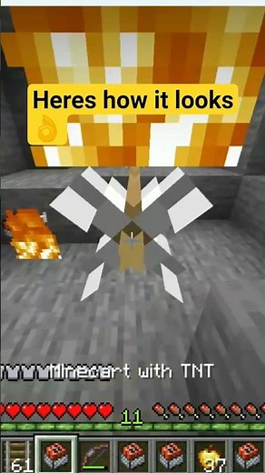 Easy pre-rail tnt minecart tutorial #minecraft #gaming #minecraftmemes #pvp #pvptutorial