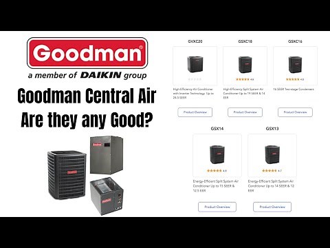 Are Goodman Central Air Conditioners Any Good? Watch this before you buy...