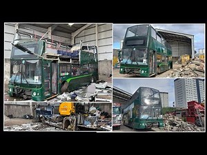 The Scrapping Of Bus 4076 (V76MOA) .....Scotland.....2022....