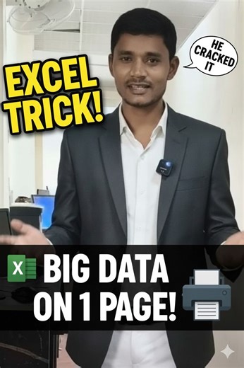 #excel #exceltricks #excelprinting #officework #msExcel #excelhacks #computertips #printingtricks #exceltutorial #dataentry #officejobs #exceltraining #shorts #reelsindia #learnontiktok #learnonreels | Data Click Education