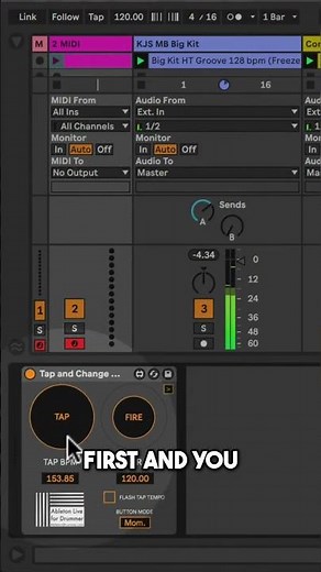 Tap Tempo Trick: Syncing External Tempo to Ableton #shorts