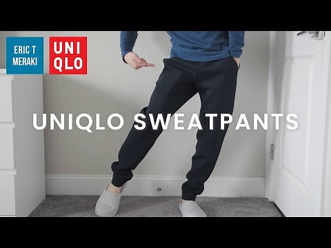 [UNIQLO HAUL] Men's Sweatpants Review | Ultra Dry Stretch | Info & Fit