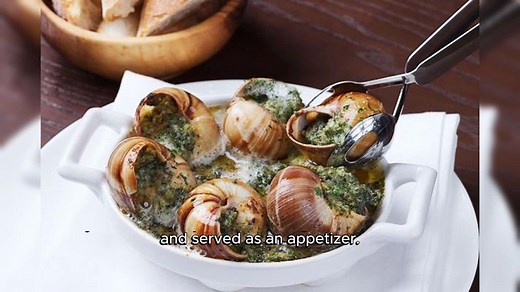 Snails as food Recipe