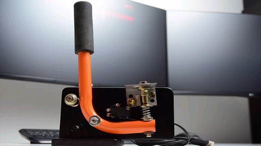 缺个实体手刹？DIY大佬教你制作简易手刹！