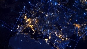 Digital Grid Over Planet Earthvisualization World Stock Footage Video (100% Royalty-free) 1088927847 | Shutterstock