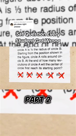 Solving the SAT Error Question: The Coin Rotation Paradox Explained