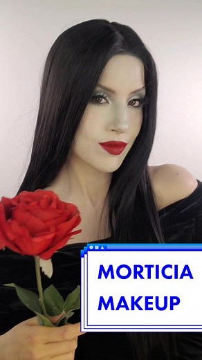 Morticia Addams Makeup Tutorial for Halloween 2022