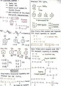 Isomerism best handwritten notes for IIT JEE NEET chemistry || Free pdf download in description