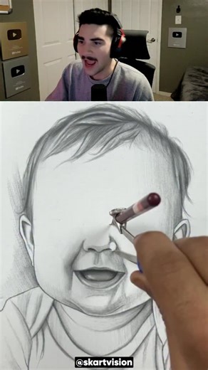 Riley Haghian on Instagram: "How to Draw Baby Face 🤯"