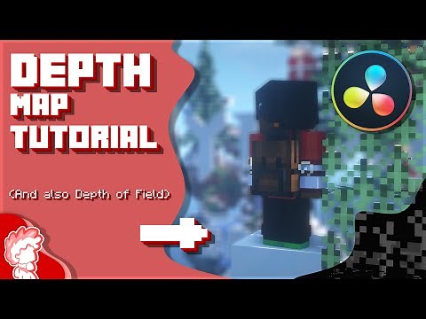 Minecraft Depth Map Tutorial For Davinci Resolve | How to add Depth of Field to your Cinematics!
