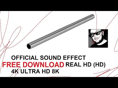 Official Jixaw Metal Pipe falling Sound effect (REAL) (OFFICIAL)