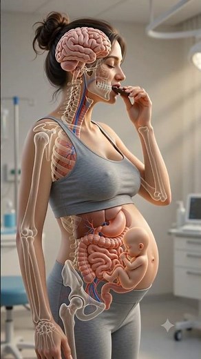 WHAT HAPPENS TO YOUR BABY WHEN YOU EAT CHOCOLATE DURING PREGNANCY? 🍫🤰 | 3D MEDICAL ANIMATION