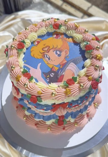 Sailor Moon Inspired Birthday Cake Decorating Ideas
