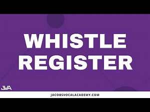 Whistle Register Vocal Exercise #6