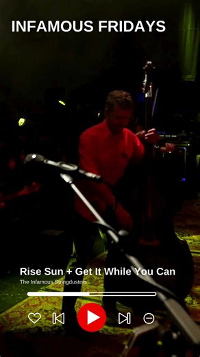 🔴 INFAMOUS FRIDAYS 🔴 Today we kick off INFAMOUS FRIDAY with “Rise Sun Get It While You Can” from November 11th, 2023 at Neptune Theatre in Seattle, WA. Head to our YouTube channel to check out the full performance. 🎥 - Mark Burgin | The Infamous Stringdusters