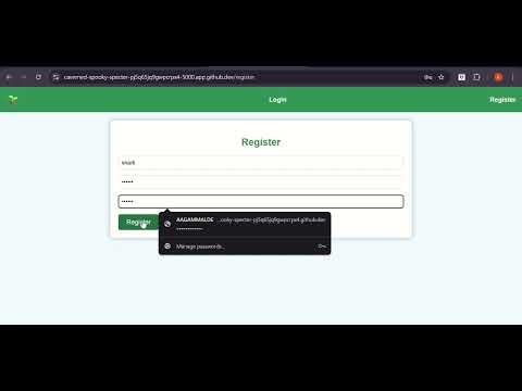 This is EcoTrack. My CS50x Week 10 Final Project.