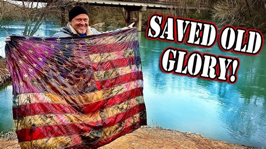 What was hidden inside the flag bundle