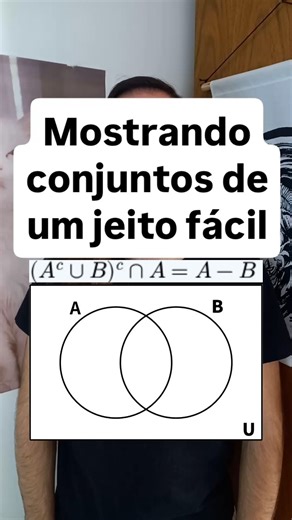 Conjuntos e diagrama de Venn #matemática #ciencia #enem
