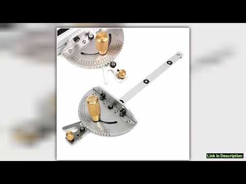 Miter Gauge Aluminum AlloyBrass Handle Table Saw Router Miter Gauge Sawing Assembly Ruler Woodworki