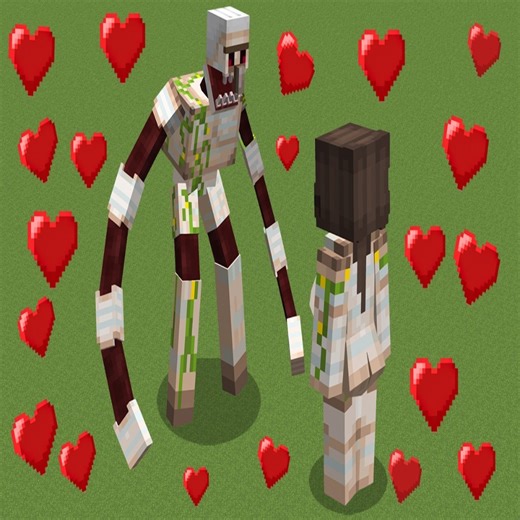 Mimicer Iron Golem ❤️ Iron Golem Girl A love story in the world of Minecraft 💕✨ Watch how the Mimicer Iron Golem meets his match! 😍🔥 #MinecraftLove #IronGolem #StoryTime #GamingReel #Minecraft | Hausa TV