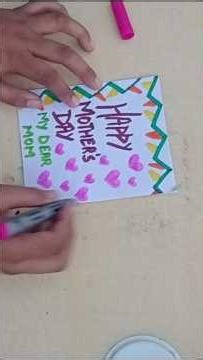 💐 DIY Mother’s ✨Day Card | Handmade Special Gift for Mom #mothersdaygift#mothersdaycraft#mothersday