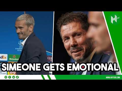 Simeone gets EMOTIONAL in tribute to Antoine Griezmann ❤️