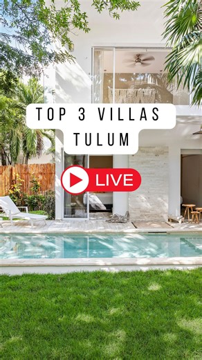Top 3 Villas in Tulum That Actually Make Sense | Live Market Analysis In this live analysis, we break down the top 3 villas in Tulum that actually make sense today, based on real market pricing, location quality, and long-term usability. • • • • • #villatulum #housesforsaletulum #mexicorealestate #rivieramayarealestate #tulumrealestate | Amoramar • Luxury Real Estate